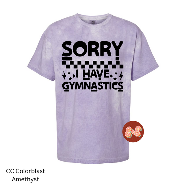 Sorry, I Have Gymnastics