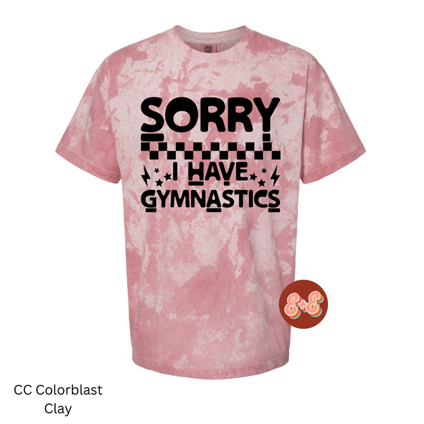 Sorry, I Have Gymnastics