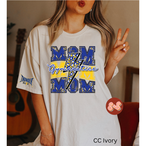 Gymnastics Mom Gold/Blue