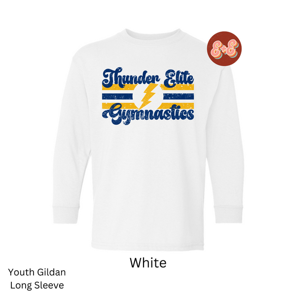 YOUTH Thunder Elite Gymnastics Retro