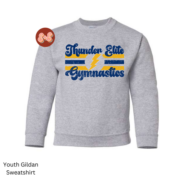 YOUTH Thunder Elite Gymnastics Retro