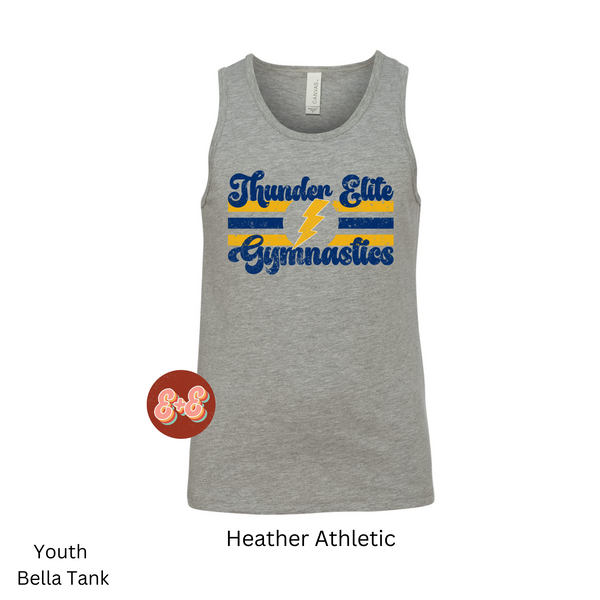 YOUTH Thunder Elite Gymnastics Retro