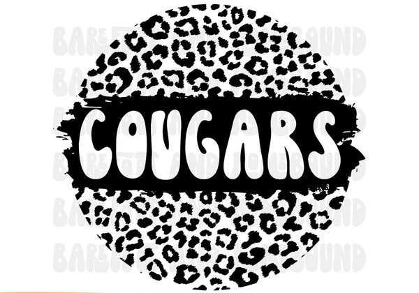 Cougars Leopard Circle