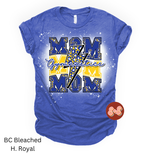 Gymnastics Mom Gold/Blue