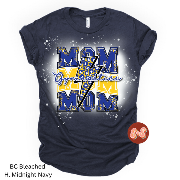 Gymnastics Mom Gold/Blue