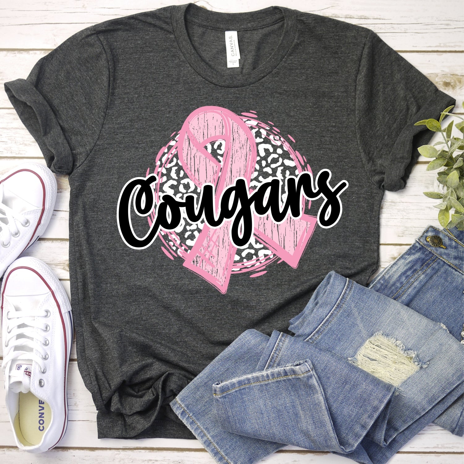 Cougars Pink Ribbon