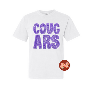 YOUTH Cougars Faux Sequin