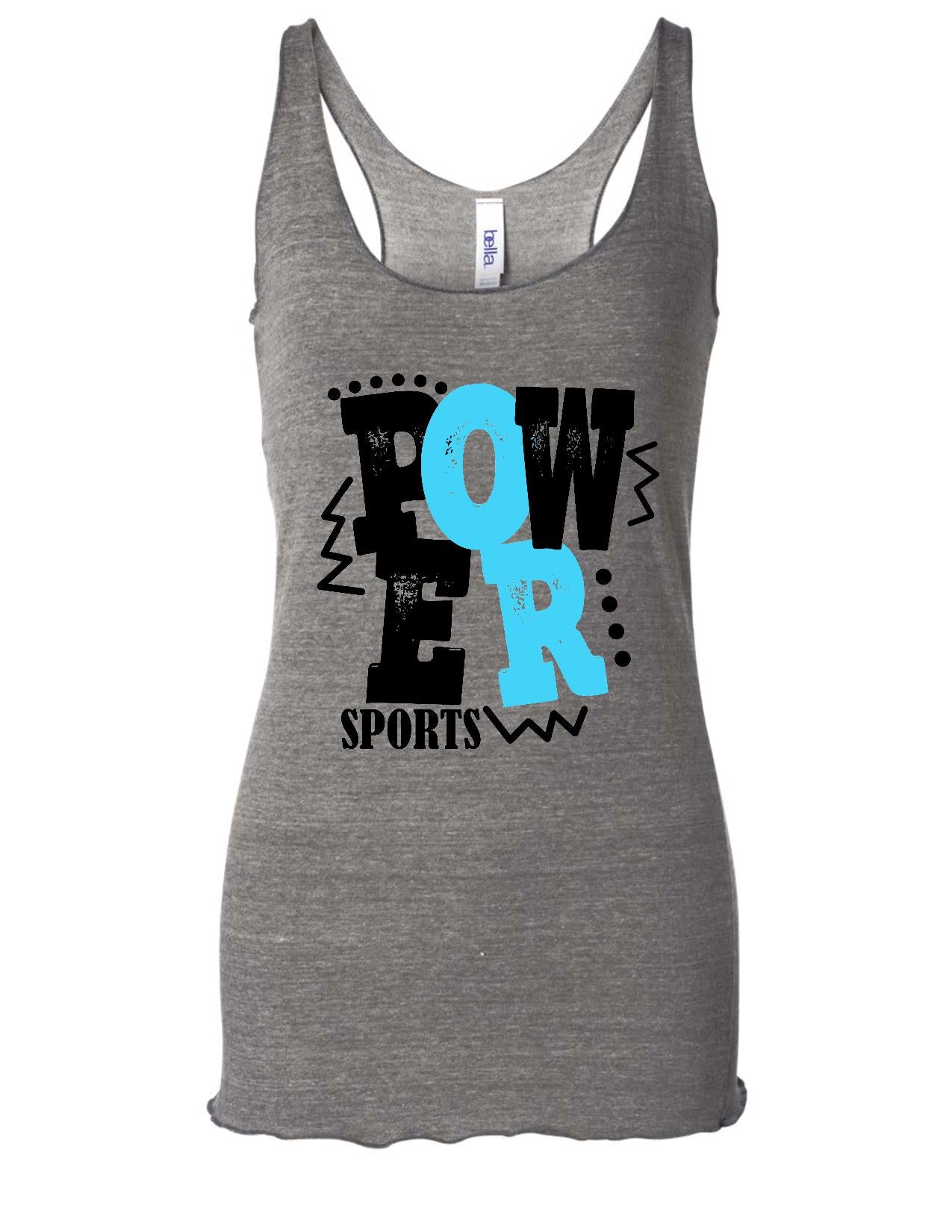 Power Stacked - Racerback Tank