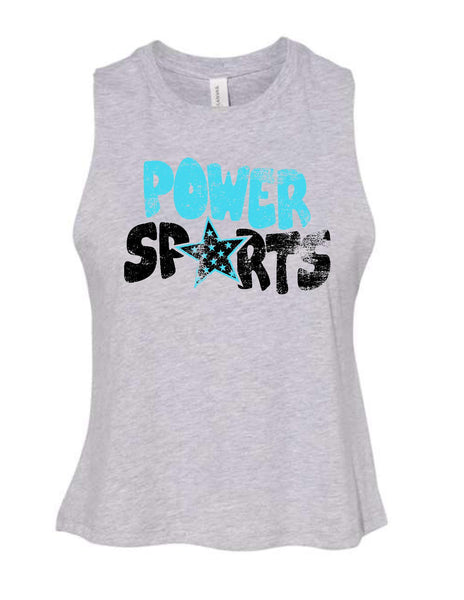 Powersports Star - Cropped Tank