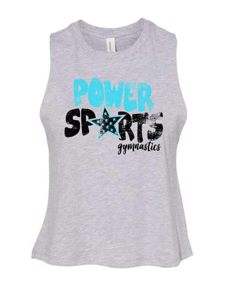 Powersports Star - Cropped Tank