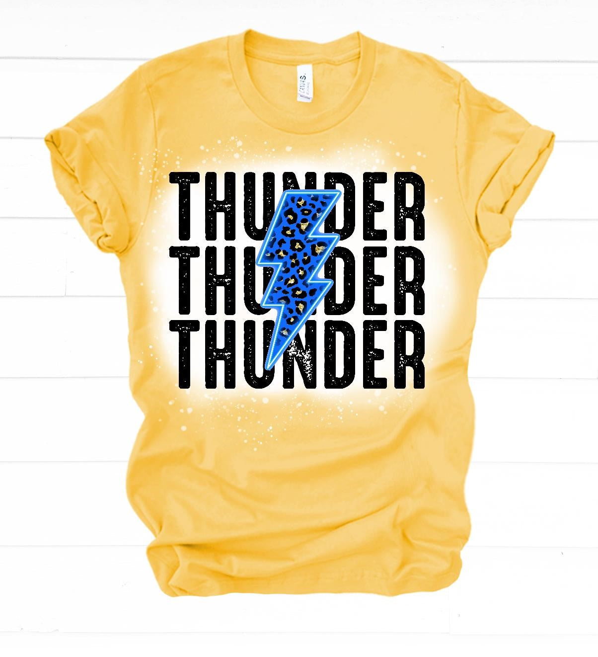 Thunder Repeat Leopard Bolt BLEACHED