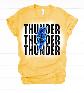 Thunder Repeat Leopard Bolt BLEACHED