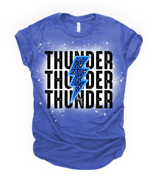 YOUTH Thunder Repeat - Leopard Bolt - BLEACHED