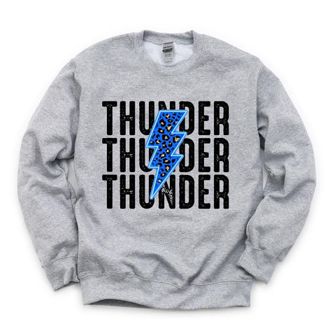 Thunder Repeat - Leopard Bolt - Sweatshirt