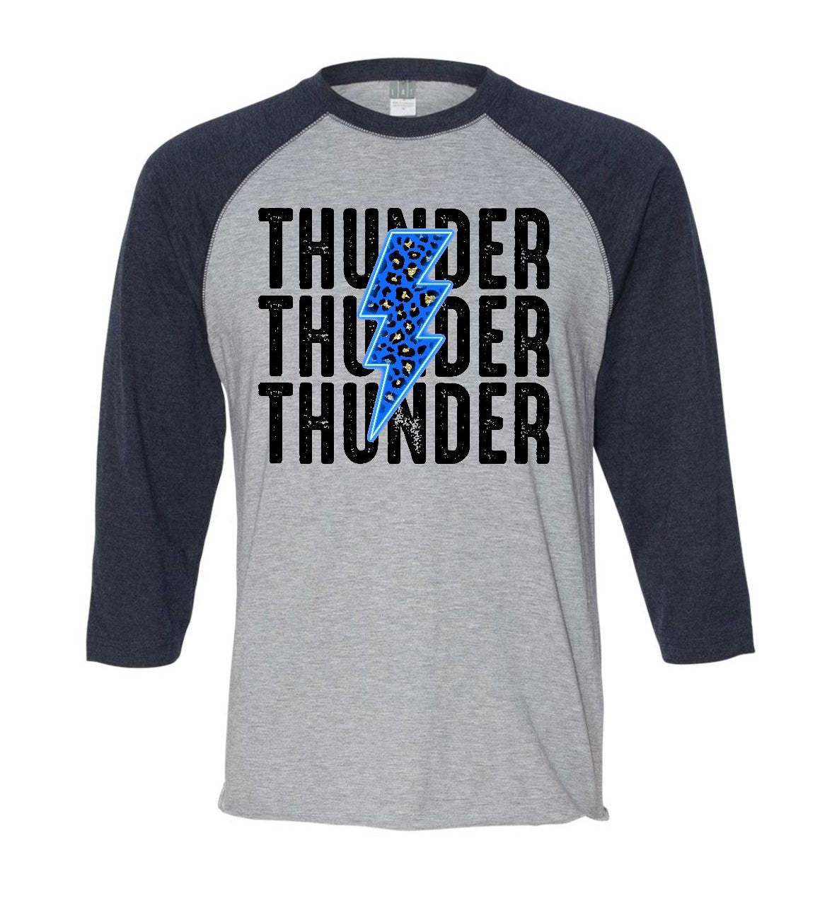 Thunder Repeat - Leopard Bolt - Raglan