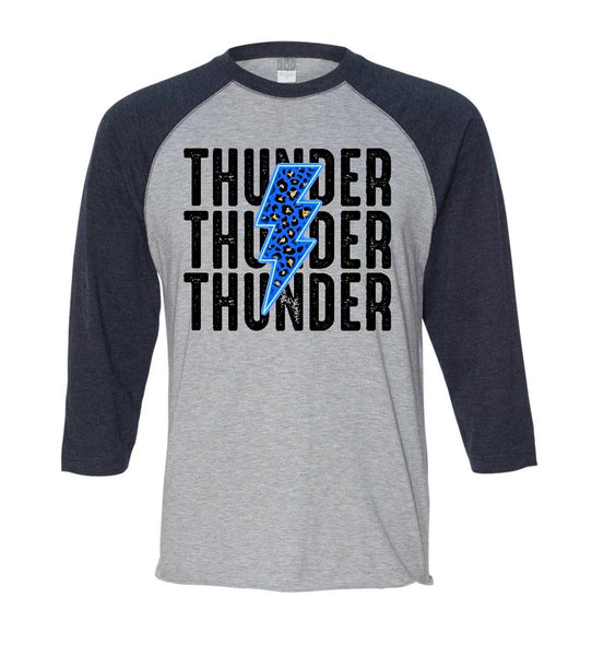 TODDLER Thunder Repeat - Leopard Bolt - Raglan