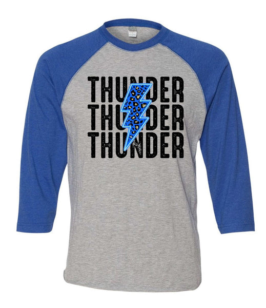 TODDLER Thunder Repeat - Leopard Bolt - Raglan