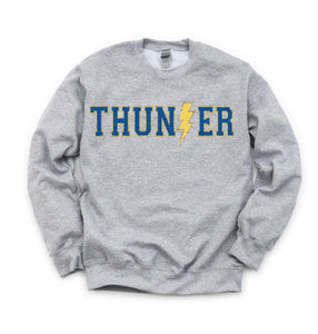 YOUTH Thunder Faux Chenille Bolt  - Sweatshirt