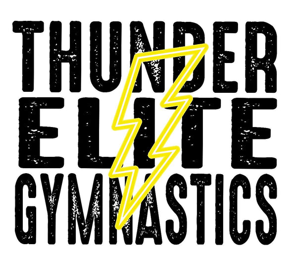 YOUTH Thunder Elite Gymnastics - Neon Yellow Bolt