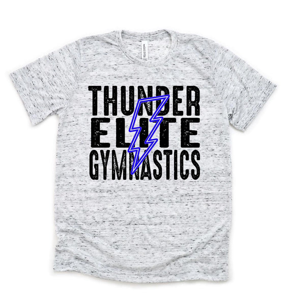 Thunder Elite Gymnastics - Neon Blue Bolt2