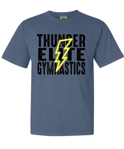 Thunder Elite Gymnastics - Neon Yellow Bolt