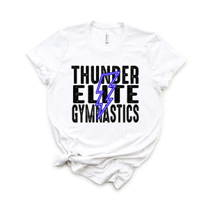 Thunder Elite Gymnastics - Neon Blue Bolt