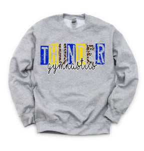 YOUTH Thunder Gymnastics Stamped  - Sweatshirt